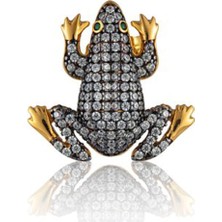 Begüm Khan Mini Frog Kadın Altın Kaplama Piercing