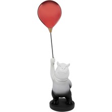 Kare Design Balloon Hippo Dekoratif Obje