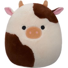 Squishmallows Fuzzamallows Inek Ronnie Peluş Oyuncak 30 cm