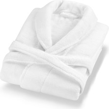 L’appartement Chicago Fibrosoft ® Beyaz Pamuklu Unisex Bornoz