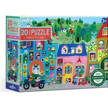 Eeboo Yumi's Village 20 Parça Çocuk Puzzle