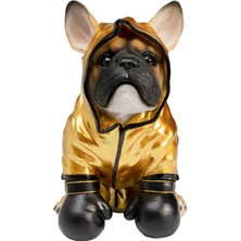 Kare Design Money Box Boxing Dog Gold Figür Kumbara