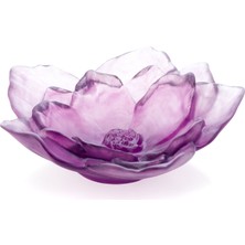 Daum Camelia Large Kristal Dekoratif Kase