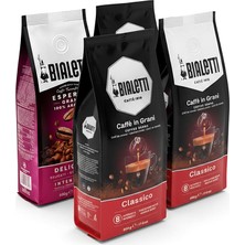 Bialetti Delicato ve Classico Çekirdek Kahve 4 x 500 gr