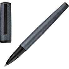 Hugo Boss Arche Pattern Gri Alüminyum Rollerball Kalem