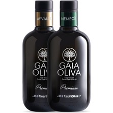 Gaia Oliva Ödüllü Premium Ayvalık ve Memecik Erken Hasat Naturel Sızma Zeytinyağı 500 ml