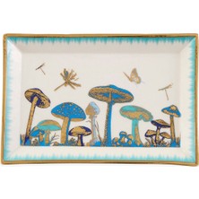 Jonathan Adler Botanist Mushroom Seramik Dekoratif Tabak