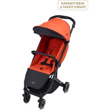 Anex Air-X Turuncu Tek Elle Katlanan Kabin Boy Bebek Arabası