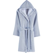DK Store Brenta Mavi Pamuklu Unisex Bukle Bornoz