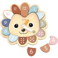 Speedy Monkey Kirpi Eğitici Ahşap Oyuncak Saat