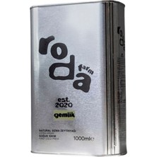 Roda Farm Gemlik Teneke Natürel Sızma Zeytinyağı 1000 ml