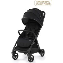 Eggz Just Black Tek Elle Kolay Katlanabilir Bebek Arabası