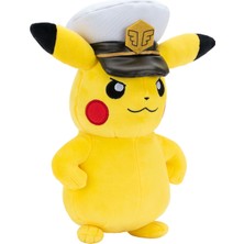 Pokemon Kaptan Pikachu Peluş Oyuncak 20 cm