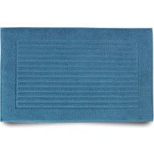 DK Store Sicilia Mavi Pamuklu Ayak Havlusu 50X80 cm