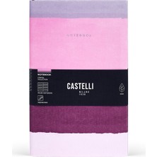 Castelli Milano Stripes Bubblegum Koleksiyon Çizgili Defter