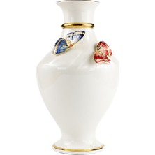 Dolce Vita Collection Beyaz Porselen Vazo