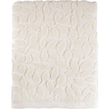 İrya Allesi Ekru Pamuklu Büyük Boy Banyo Havlusu 90X150 cm