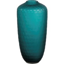 Bakara Collection Yeşil Cam Dekoratif Vazo 36 cm