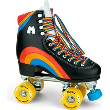 Moxi Rainbow Rider Black Quad Paten
