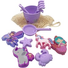 Playnjoy Lila Silikon Plaj Oyuncak Seti