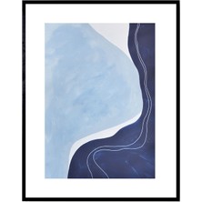 Klé Studio Blue Waters Kağıt No.01 Üzeri Akrilik El Yapımı Resim