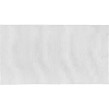 L’appartement Terry Striped Fibrosoft ® Beyaz Pamuklu Tekli Banyo Havlusu 100 x 180 cm
