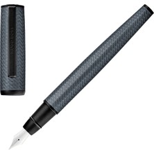 Hugo Boss Arche Pattern Gri Alüminyum Dolma Kalem