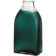 Bakara Collection Yeşil Cam Dekoratif Vazo 31 cm