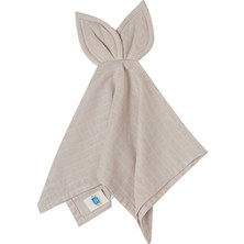 Deux Lapins Cotton Grey Tavşan Kulaklı Müslin Unisex Bebek Uyku Arkadaşı