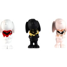 Leblon Delienne Snoopy Heart 3lü Heykel Seti