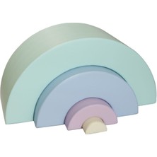 Iglu Montessori Rainbow Yumuşak Aktivite Eğitici Oyun Seti