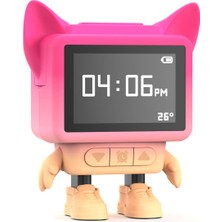 Mobility on Board Pembe Dans Eden Bluetooth Hoparlör ve Çalar Saat