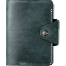 Roarcraft Hemingway Antik Yeşil Deri Defter Kılıfı A6 Organizer