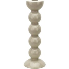 Addison Ross Bobbin Cappuccino Ahşap Lake Şamdan 24 cm