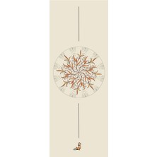 Petarya Reflect Serisi Floral 4.1 mm Doğal Kauçuk Kaydırmaz Yoga Matı