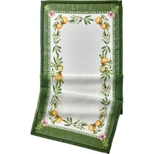 Chiara Alessi Carpe Diem Yeşil Polyester Runner