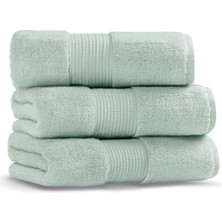 L’appartement Chicago Fibrosoft® Seafoam Pamuklu Tekli Banyo Havlusu 70 x 140 cm
