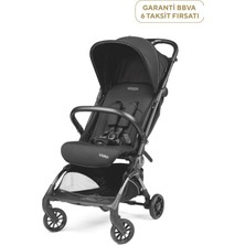 Peg Volo True Black Tek Elle Katlanabilen Bebek Arabası