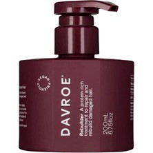 Davroe Rebuilder Yıpranmış Saçlar Için Onarıcı ve Güçlendirici Saç Maskesi 200 ml