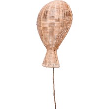 Zoa Collection Balon El Yapımı Rattan Duvar Dekoru