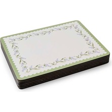 Portmeirion Sophie Conran Lavandula Desenli Ahşap 6'lı Amerikan Servis Seti
