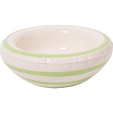 Home Stüdyo Stripes Lisa Pistache Nil Yeşili Seramik Dekoratif Kase
