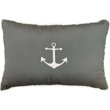 Aeris Sunbrella Anchor Gri 35X55CM Dekoratif Yastık