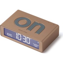 Lexon Flip Mini Dore Şarj Edilebilir Alarmlı Masa Saati