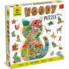 Ludattica Evcil Hayvanlar Ahşap Puzzle