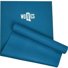 Woqes Koyu Mavi Kaymaz Egzersiz Pilates ve Fitness Matı 5mm