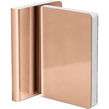 Nuuna S Shiny Starlet Copper Metalik Suni Deri Noktalı Defter
