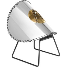 Uniqka Zero Gümüş Metal Ayaklı Dekoratif Aydınlatma