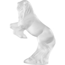 Lalique Rearing Small Horse Kristal Obje