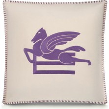 Etro Home Ribot Mor Dekoratif Yastık